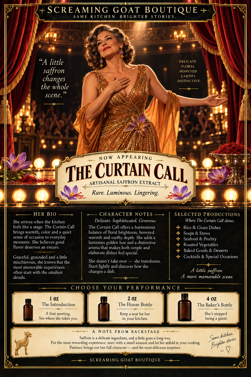 The complete original Playbill for The Curtain Call